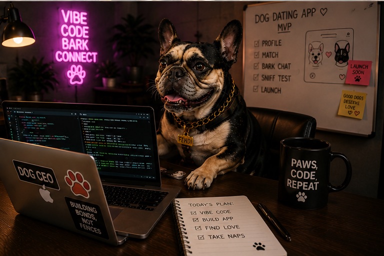 Coding a dating app for dogs