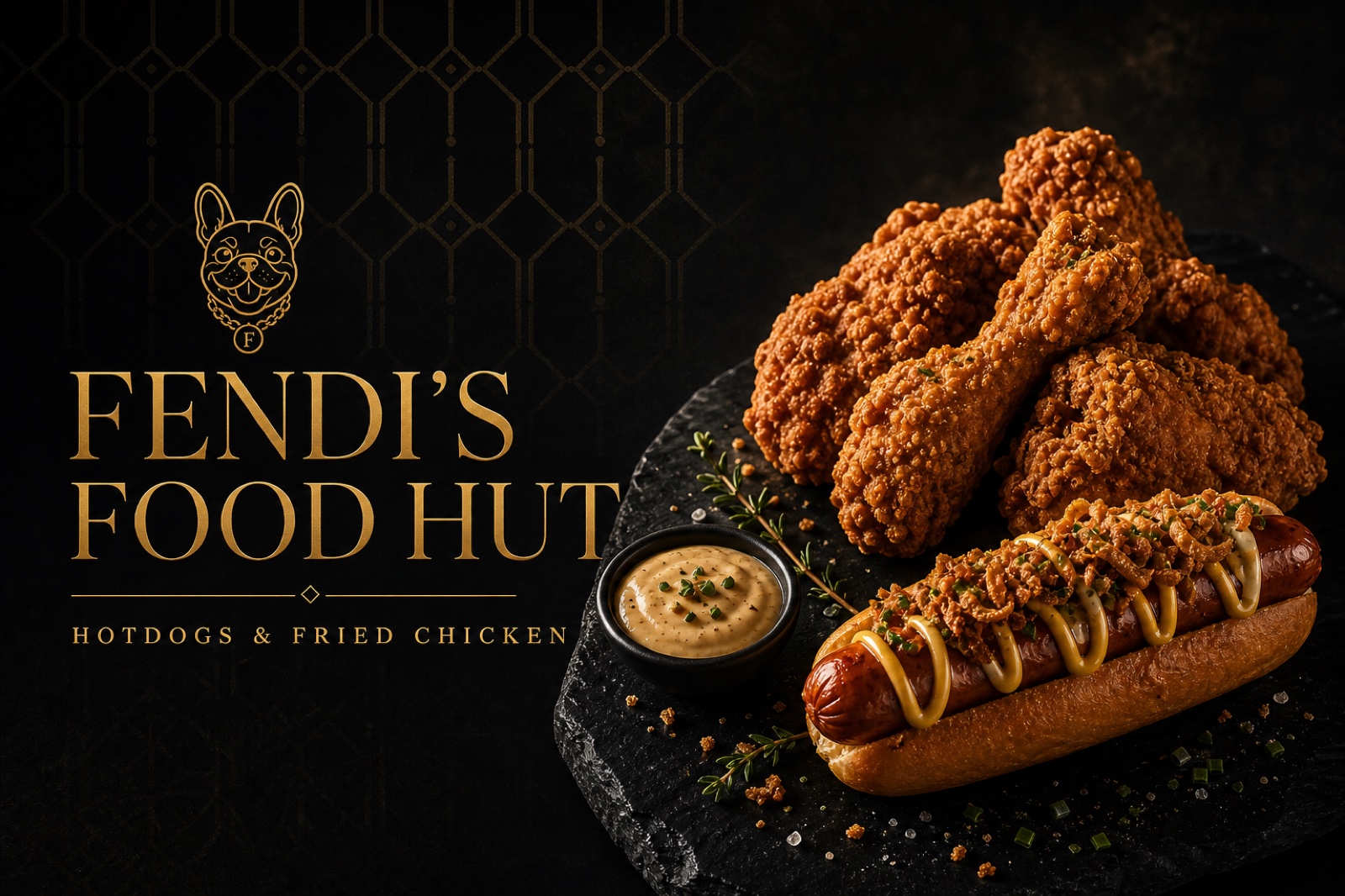 Fendi's Food Hut — gourmet fried chicken & hotdogs